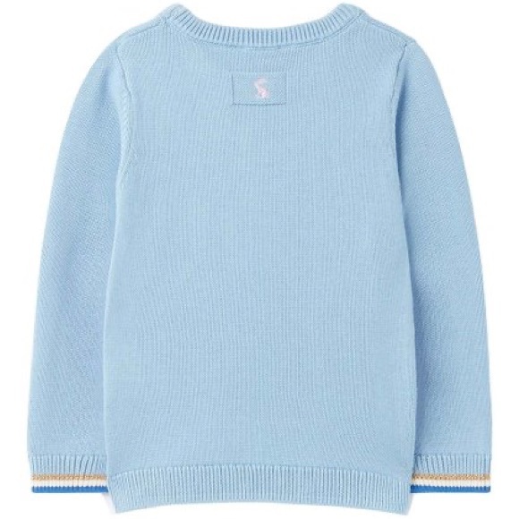 NWT Joules | Blue Horse Geegee Crewneck Sweater - Picture 2 of 3